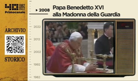 Dall'archivio storico di Primocanale, 2008: Papa Benedetto XVI alla Guardia